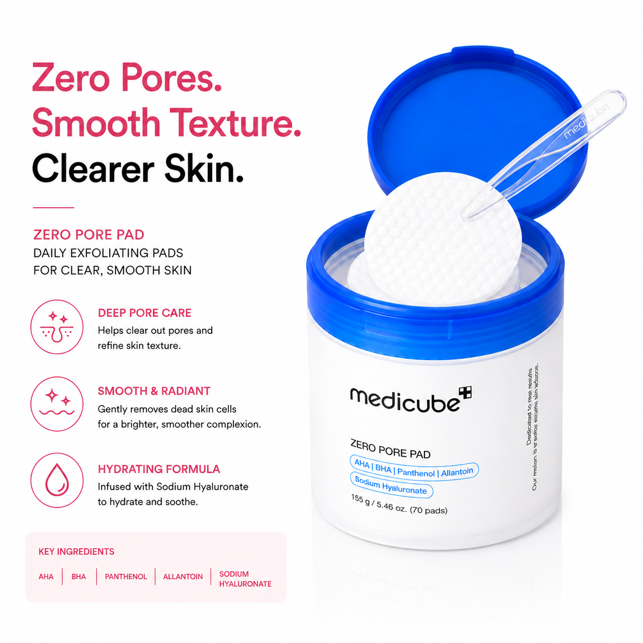 Medicube Zero Pore Pad 2.0 - 70pcs