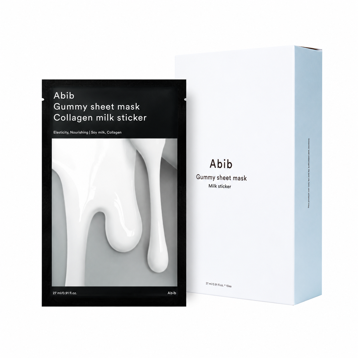 Abib Gummy Sheet Mask Collagen Milk Sticker (27ml x 10ea)