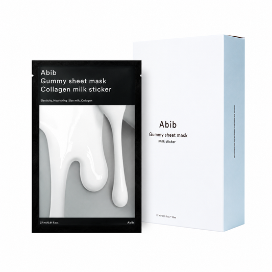 Abib Gummy Sheet Mask Collagen Milk Sticker (27ml x 10ea)