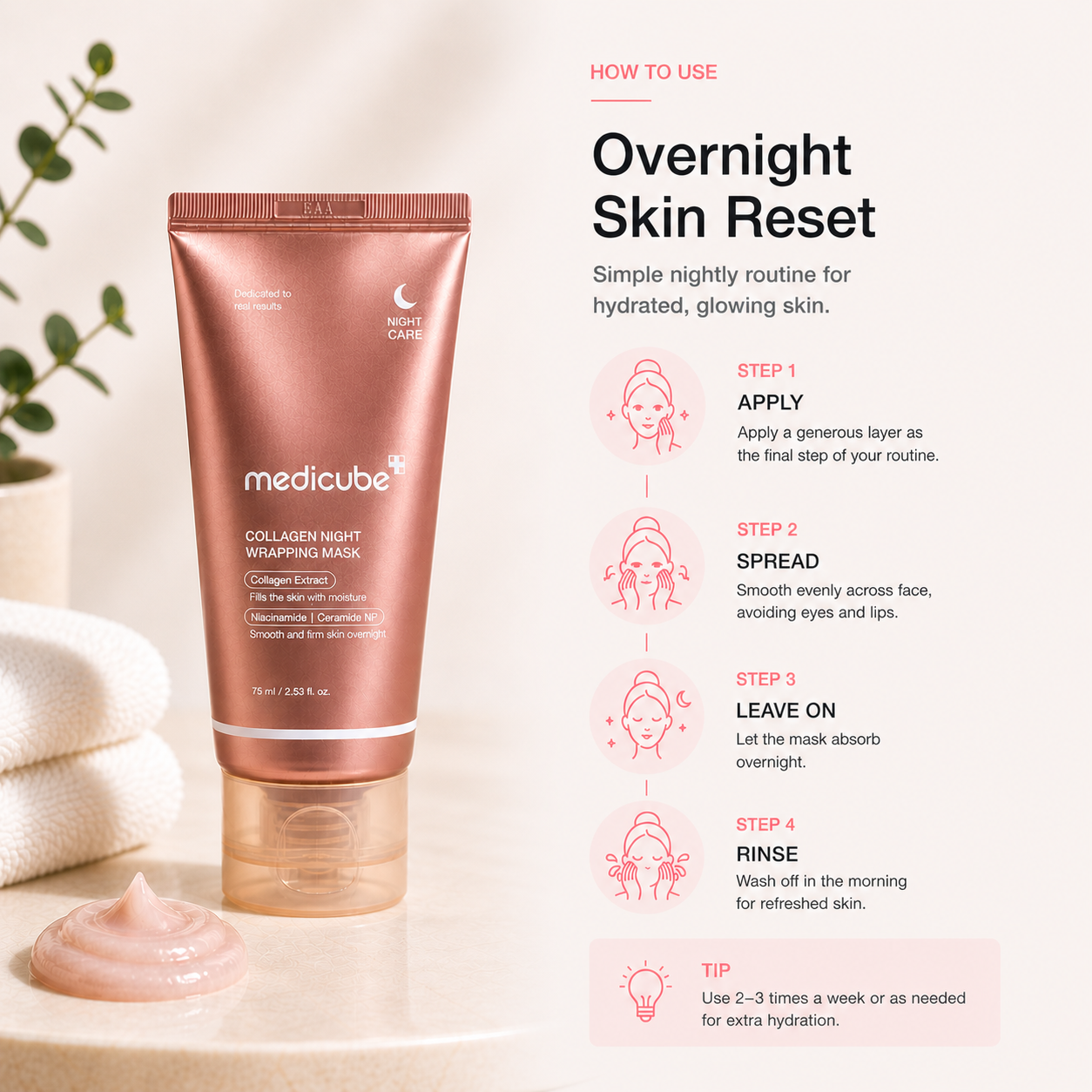 Medicube Collagen Night Wrapping Mask