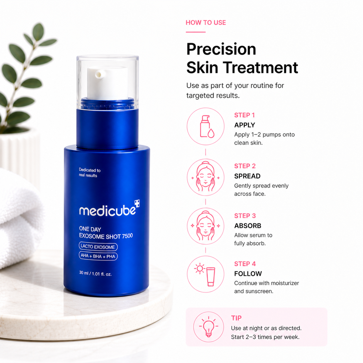 Medicube One Day Exosome Shot Pore Serum 7500