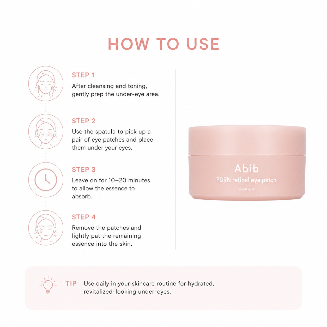 Abib - PDRN Retinal Eye Patch Glow Jelly